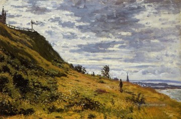 einen Spaziergang auf den Klippen von Sainte Adresse Claude Monet Ölgemälde